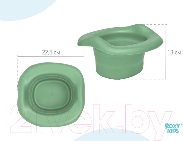 Изображение товара Вставка для детского горшка Roxy-Kids ML-235RU-OL (оливковый)