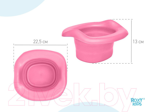Изображение товара Вставка для детского горшка Roxy-Kids ML-235RU-PI (розовый)