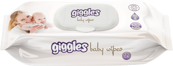 Изображение товара Влажные салфетки детские Giggles 72шт