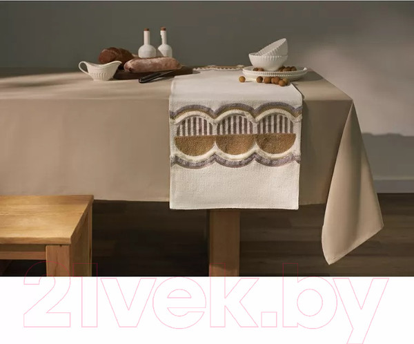 Изображение товара Дорожка на стол Tkano Essential Chic beige / TK24-TR0002