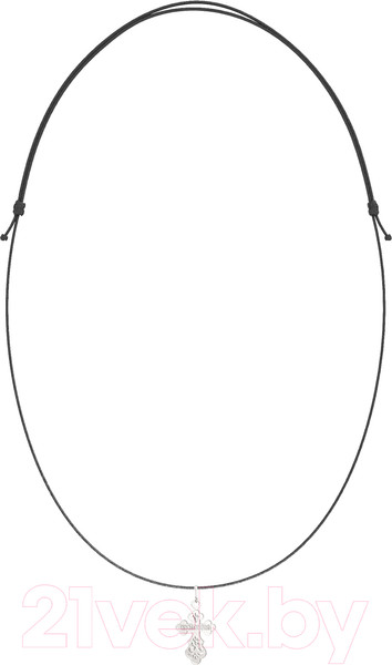 Изображение товара Крестик из серебра ZORKA 0520008.01.REL (со шнуром 55см)