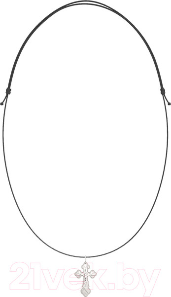Изображение товара Крестик из серебра ZORKA 0520009.01.REL (со шнуром 55см)