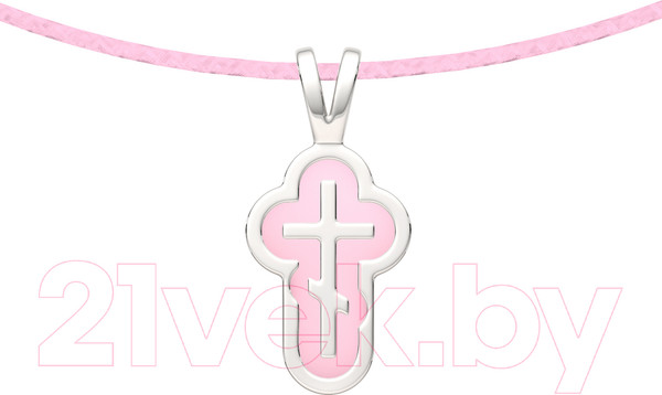 Изображение товара Крестик из серебра ZORKA 0520012.03.REL (со шнуром 55см)
