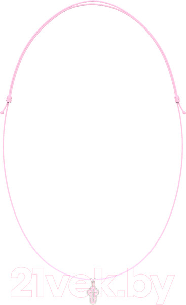 Изображение товара Крестик из серебра ZORKA 0520012.03.REL (со шнуром 55см)