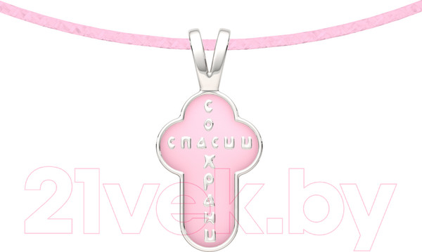 Изображение товара Крестик из серебра ZORKA 0520012.03.REL (со шнуром 55см)