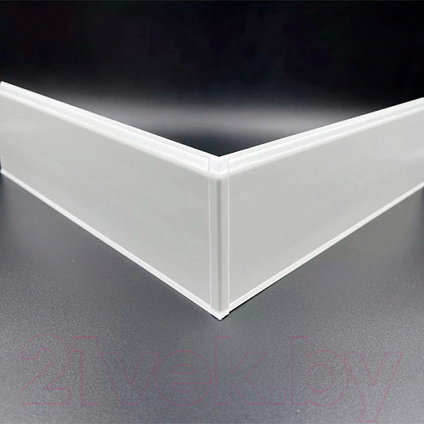 Изображение товара Плинтус Ideal Дюра 001 прямоугольный 80мм (2.2м, белый)