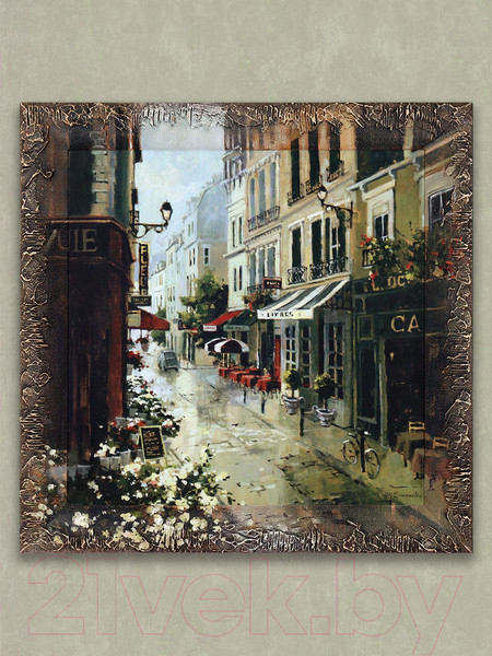 Изображение товара Картина Декарт Улицы после дождя-2 8Л3098 (в раме)