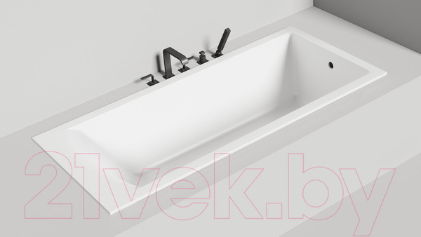 Изображение товара Ванна из искусственного камня Salini Cascata 180x80 / 104213M (S-Sense, матовый)