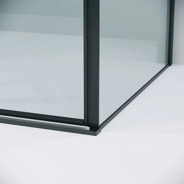 Изображение товара Душевой уголок Grossman Galaxy 100x90x195 / 120.K33.01.1090.21.00 (черный матовый/прозрачное стекло)