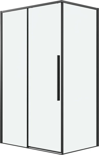 Изображение товара Душевой уголок Grossman Galaxy 100x90x195 / 120.K33.01.1090.21.00 (черный матовый/прозрачное стекло)