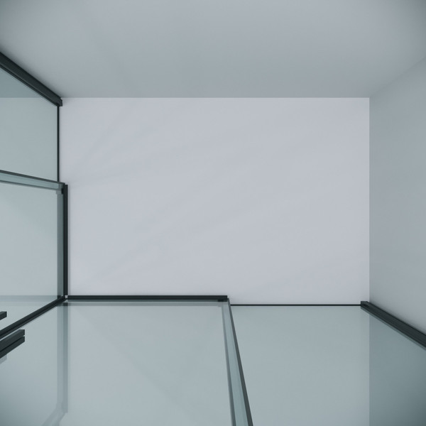 Изображение товара Душевой уголок Grossman Galaxy 100x100x195 / 300.K33.01.1010.21.00 (черный матовый/прозрачное стекло)