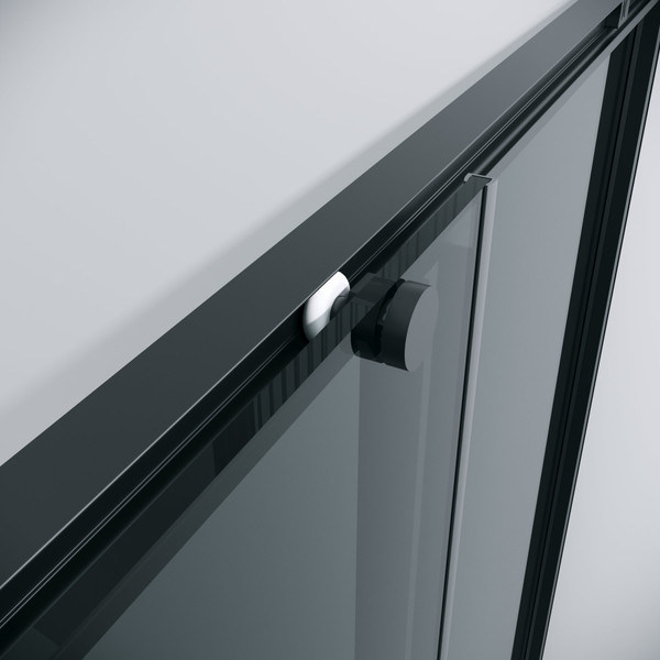 Изображение товара Душевой уголок Grossman Galaxy 100x80x195 / 300.K33.01.1080.21.10 (черный матовый/тонированное стекло)