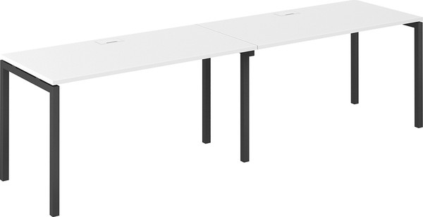 Изображение товара Комплект письменных столов Norden 280x60x75 / SG.224.WH.44.AN (антрацит/белый)