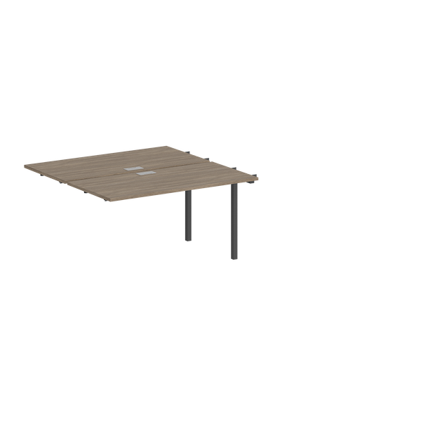 Изображение товара Комплект столов модульных Norden 280x123.8x75 / SG.212.OD.44.AN (антрацит/дуб темный)