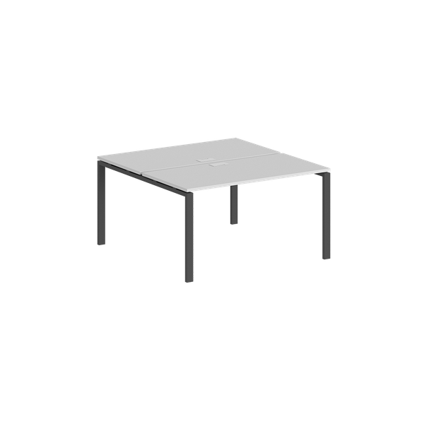 Изображение товара Комплект письменных столов Norden 140x123.8x75 / SG.242.WH.63.AN (антрацит/белый)