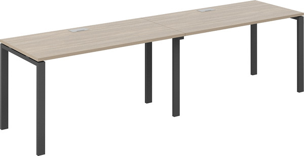 Изображение товара Комплект письменных столов Norden 280x60x75 / SG.224.OD.63.AN (антрацит/дуб темный)