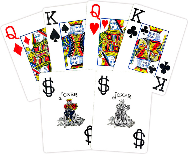 Изображение товара Игральные карты Bicycle Rider Back International Jumbo Index Red / 1004380-r