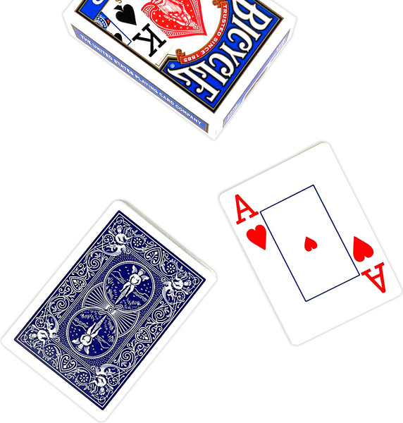 Изображение товара Игральные карты Bicycle Rider Back International Jumbo Index Blue / 1004380-b