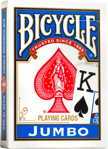 Изображение товара Игральные карты Bicycle Rider Back International Jumbo Index Blue / 1004380-b