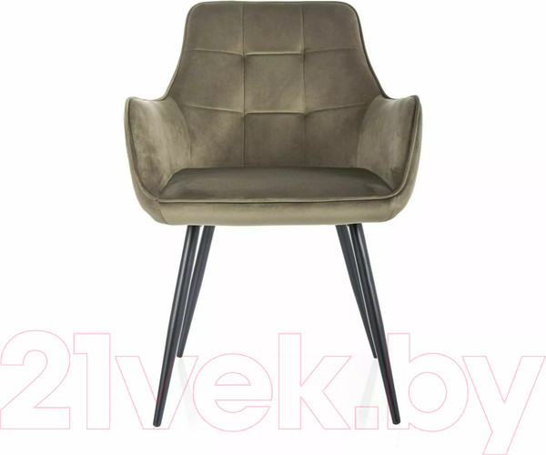 Изображение товара Стул Signal Lemon (Velvet Bluvel 77 оливковый/черный)