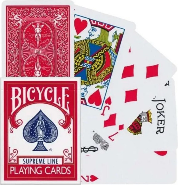 Изображение товара Игральные карты Bicycle Supreme Line Standard Index Red / 1043334-r