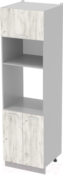 Изображение товара Шкаф-пенал кухонный Интерлиния Компо ПШД-№18-2145 (дуб белый)