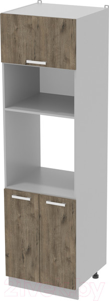 Изображение товара Шкаф-пенал кухонный Интерлиния Компо ПШД-№18-2145 (дуб веллингтон)