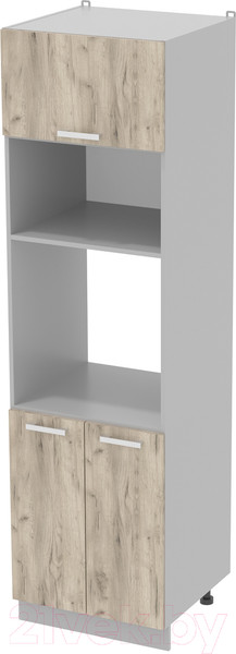 Изображение товара Шкаф-пенал кухонный Интерлиния Компо ПШД-№18-2145 (дуб серый)