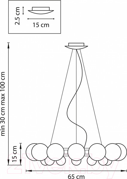 Изображение товара Люстра Lightstar Sferetta 801124