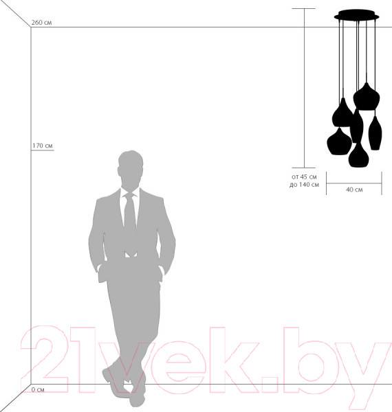 Изображение товара Люстра Lightstar Pentola 803061