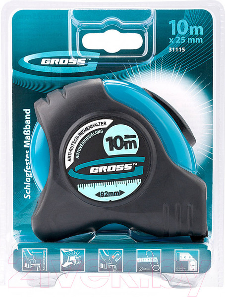 Изображение товара Рулетка Gross 31115 (10м)