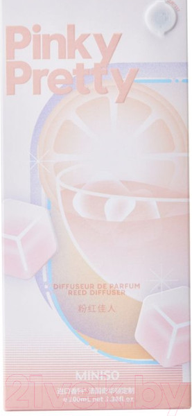 Изображение товара Аромадиффузор Miniso Reed Diffuser. Pinky Pretty 5866 (100мл)