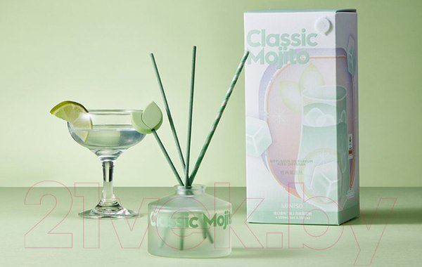 Изображение товара Аромадиффузор Miniso Reed Diffuser. Classic Mojito 5873 (100мл)