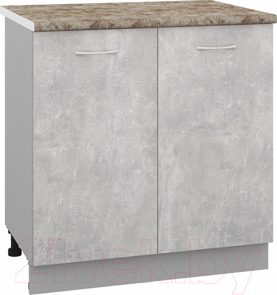 Изображение товара Шкаф-стол кухонный Кортекс-мебель Корнелия Лира НШ80р (ателье светлый/мадрид)