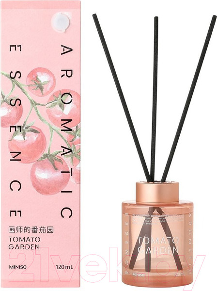 Изображение товара Аромадиффузор Miniso Reed Diffuser. Painters Tomato Garden 5183 (120мл)