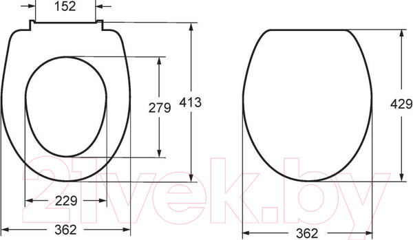 Изображение товара Унитаз напольный Roca Victoria 7342399000 + 734139Z000 + 801392002 (Slim с микролифтом)