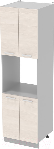 Изображение товара Шкаф-пенал кухонный Интерлиния Компо ПШД-№5-2145 (вудлайн кремовый)