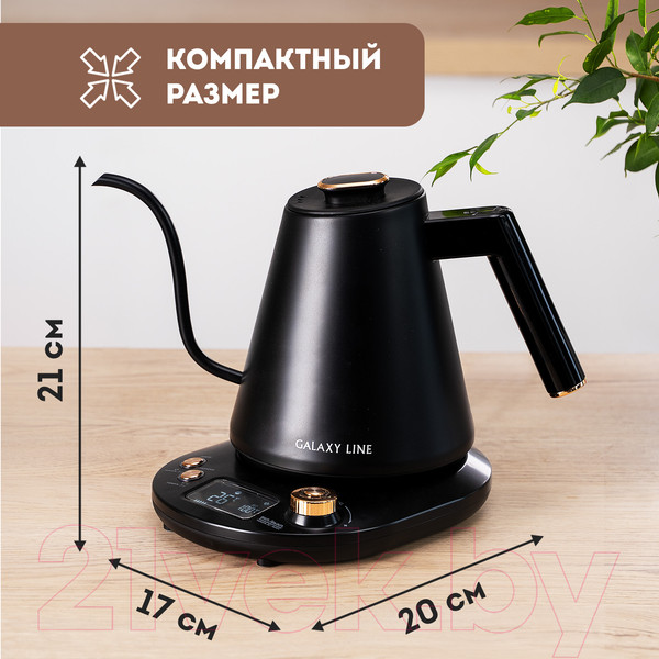Изображение товара Электрочайник Galaxy Line GL 0341 (черный)