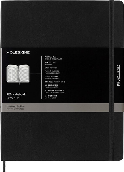 Изображение товара Записная книжка Moleskine Professional Soft XLarge / 406954 (96, черный)