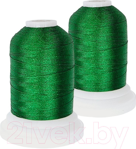 Изображение товара Набор вышивальных ниток Sentex 120D/2 1000 ярд B174-2 (зеленая трава)