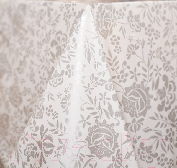 Изображение товара Скатерть Stolima Декор-шанс 5009 Серебряное шитье (180x130)