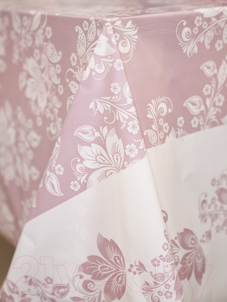 Изображение товара Скатерть Stolima Декор-шанс 5011-1 Романтика/Сирень (180x130)