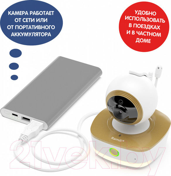 Изображение товара Видеоняня Ramili RV1800SP 