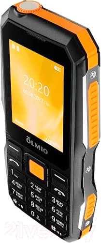 Изображение товара Мобильный телефон Olmio X04 / 043989 (черный/оранжевый)
