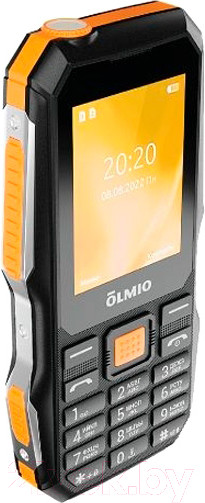 Изображение товара Мобильный телефон Olmio X04 / 043989 (черный/оранжевый)