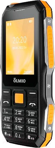 Изображение товара Мобильный телефон Olmio X04 / 043989 (черный/оранжевый)