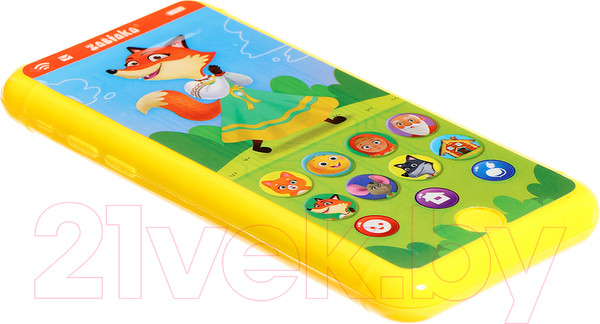 Изображение товара Развивающая игрушка Zabiaka Телефончик. Любимые сказки / 10111271 (желтый)