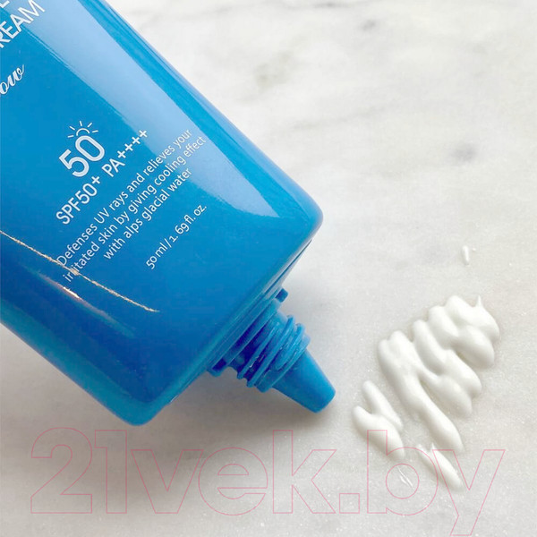 Изображение товара Крем солнцезащитный JMsolution Edelweiss Glacier Water Alps Moist Daisy Duck SPF50+/PA++++ (50мл)