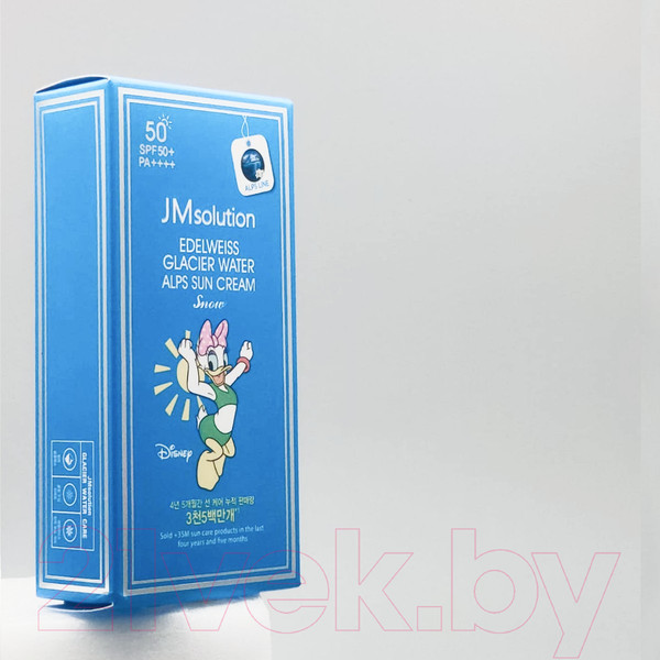 Изображение товара Крем солнцезащитный JMsolution Edelweiss Glacier Water Alps Moist Daisy Duck SPF50+/PA++++ (50мл)