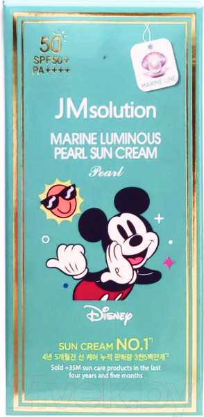 Изображение товара Крем солнцезащитный JMsolution Marine Luminous Pearl Sun Cream Pearl Disney MickSPF50+ PA++++ (50мл)